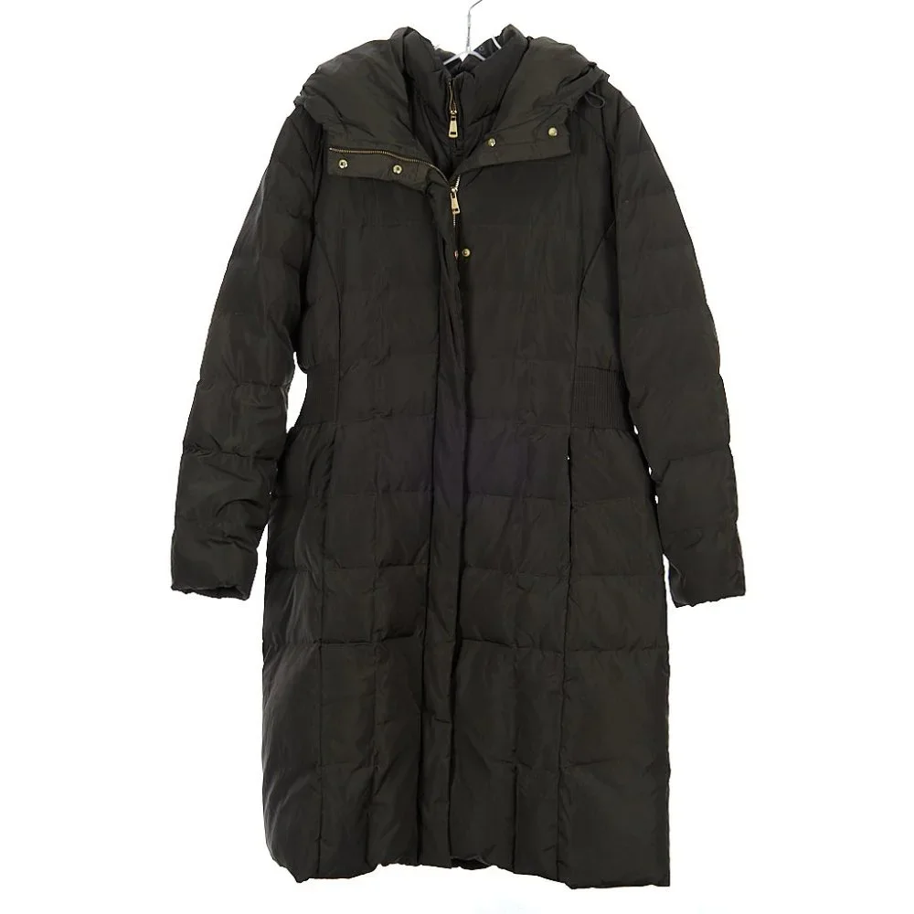 Cole Haan Bib Insert Down & Feather Fill Coat Women's Size XL - Picture 2 of 12